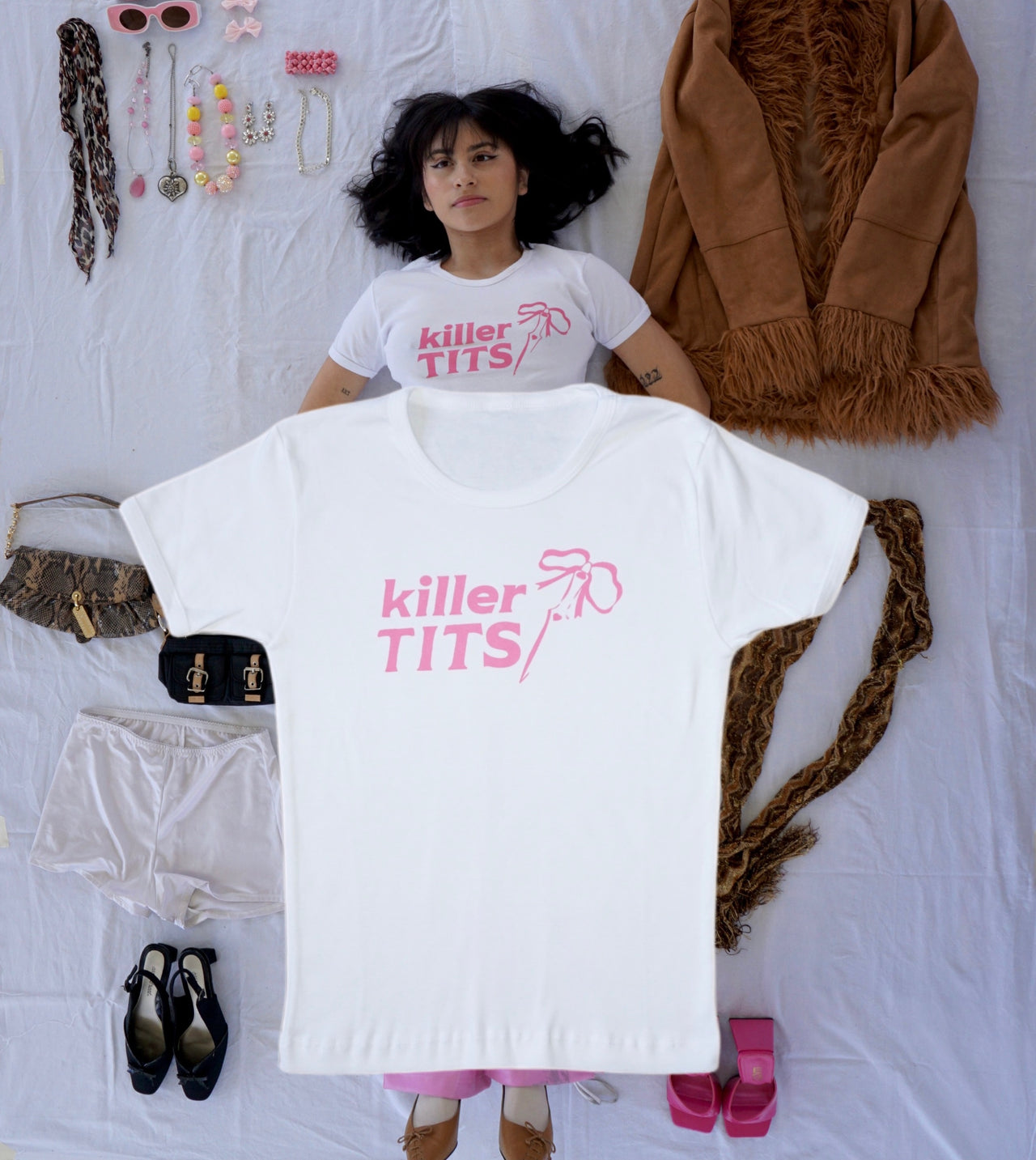 Killer Tits Fitted Baby Tee