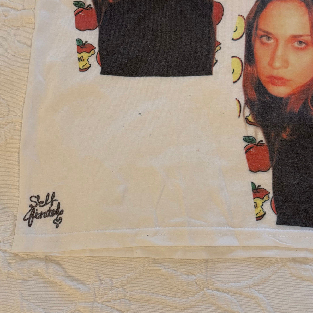 Fiona button baby tee - S