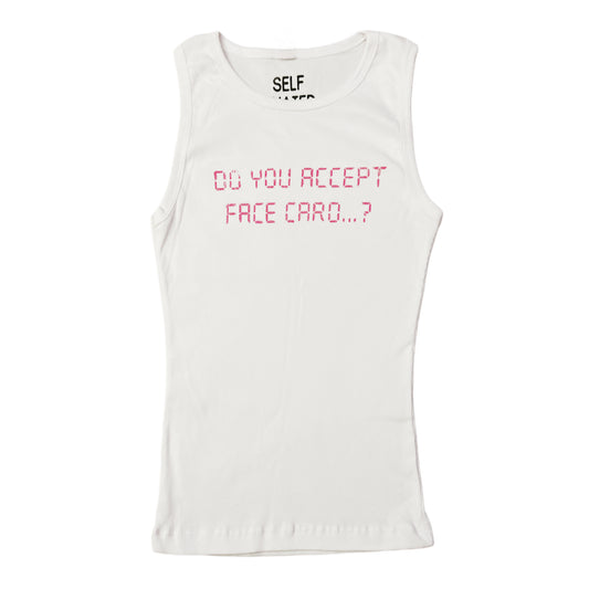 Do you accept face card? tank top