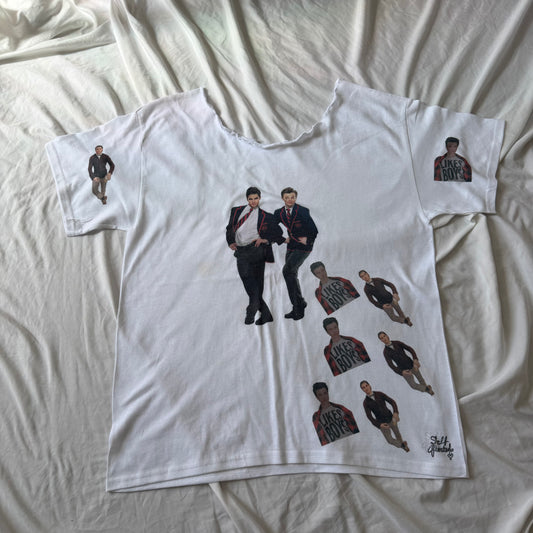 Klaine off the shoulder tee - L