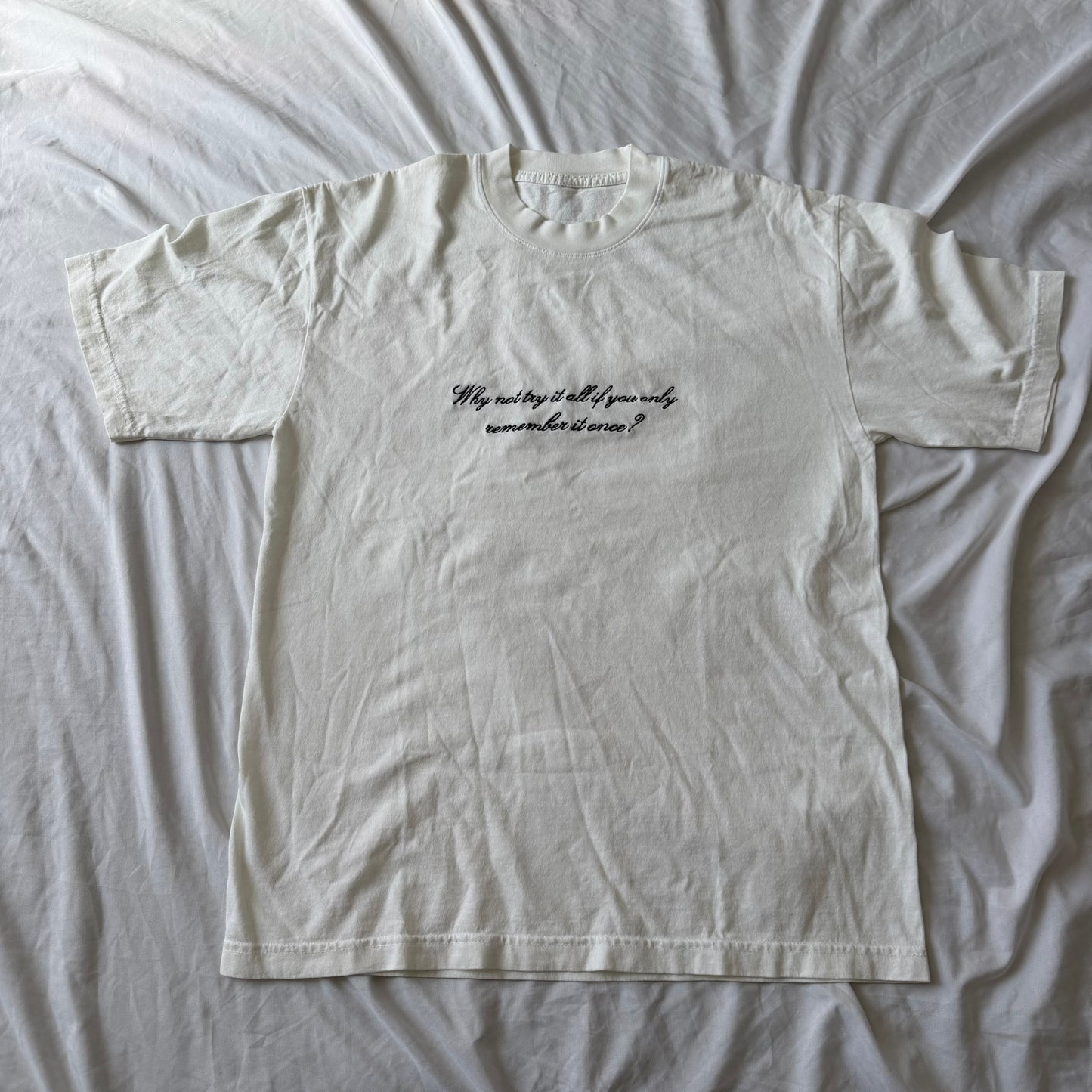 Why not try it all tee - M