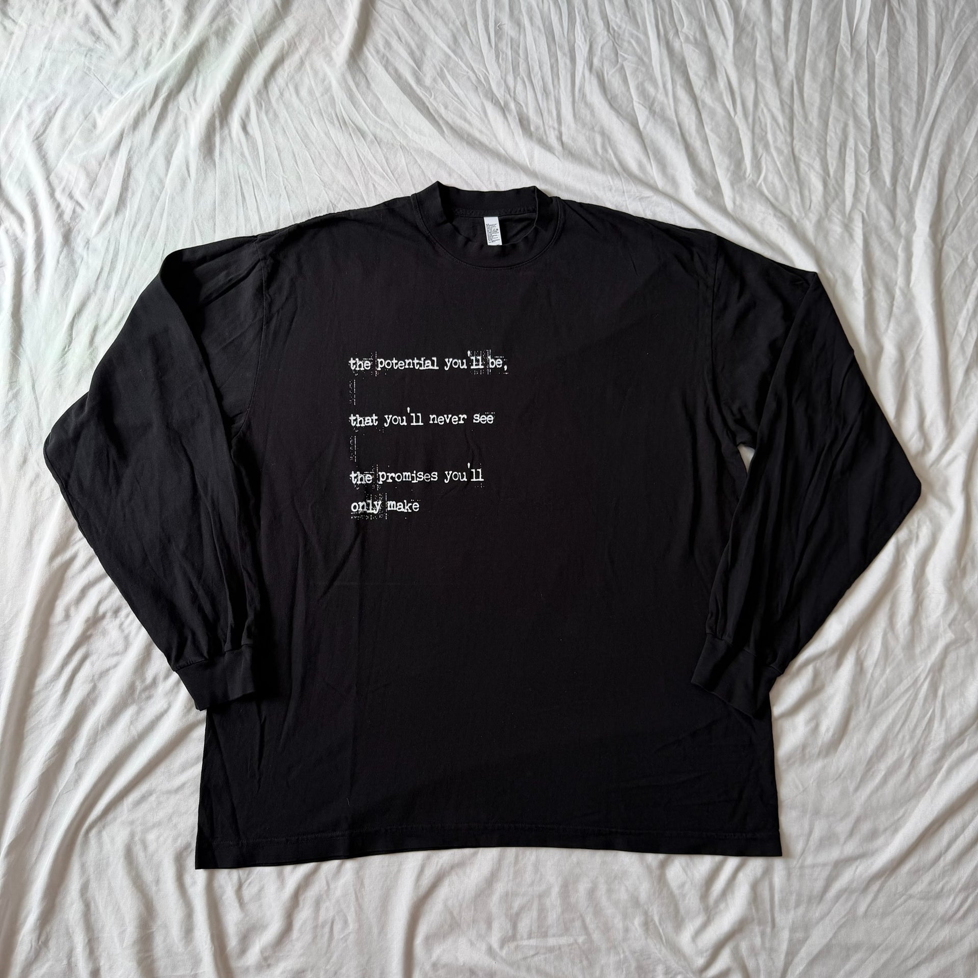 Between the bars long sleeve tee - XL