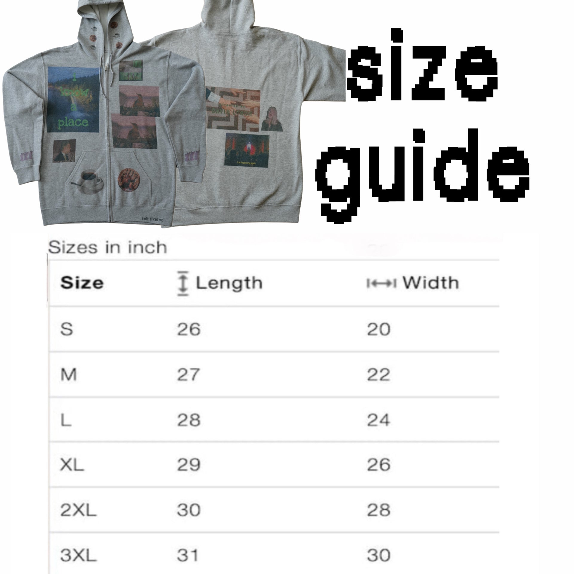 I know a place zip up hoodie