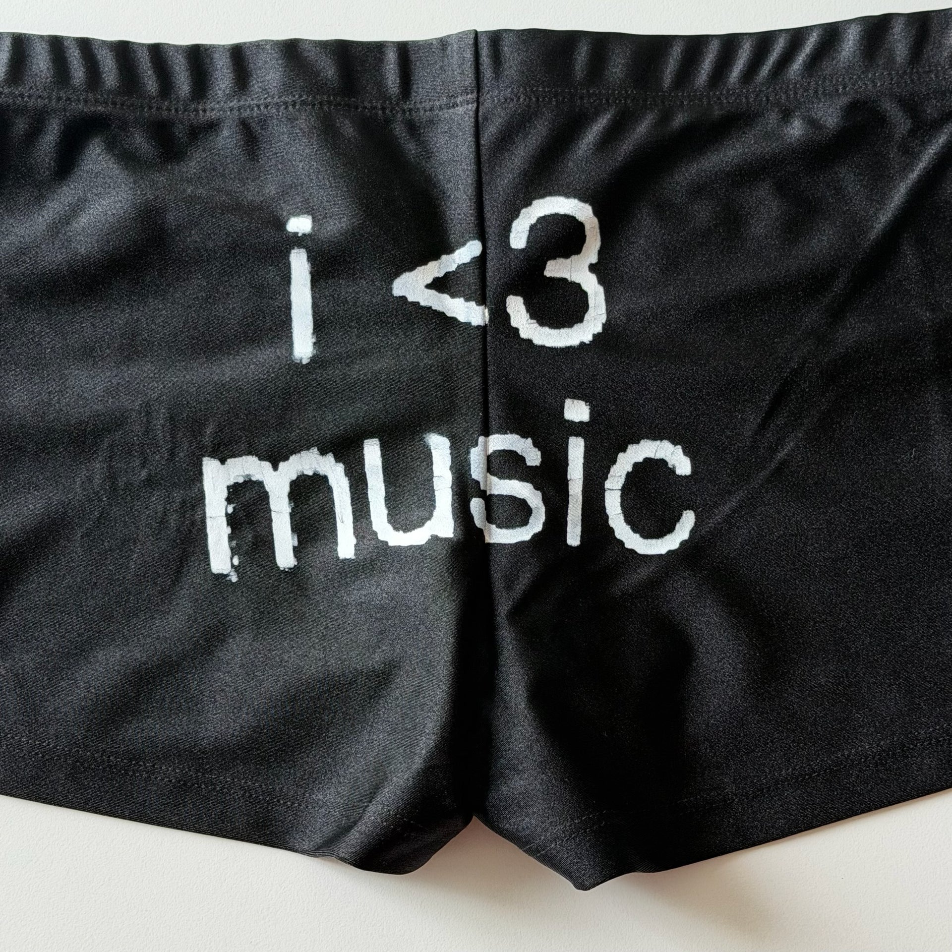 I love music micro shorts - S