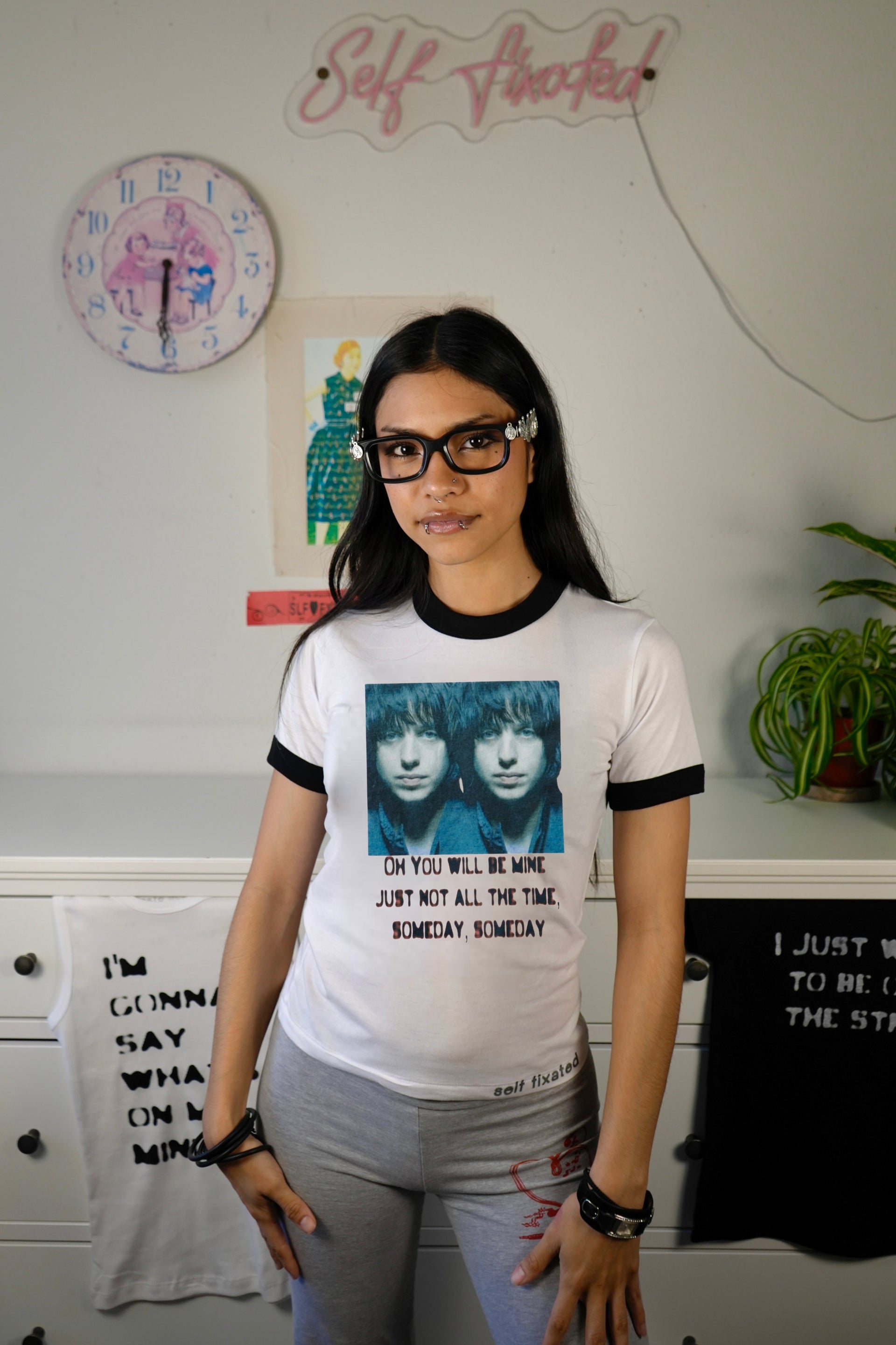 A little time Ringer tee