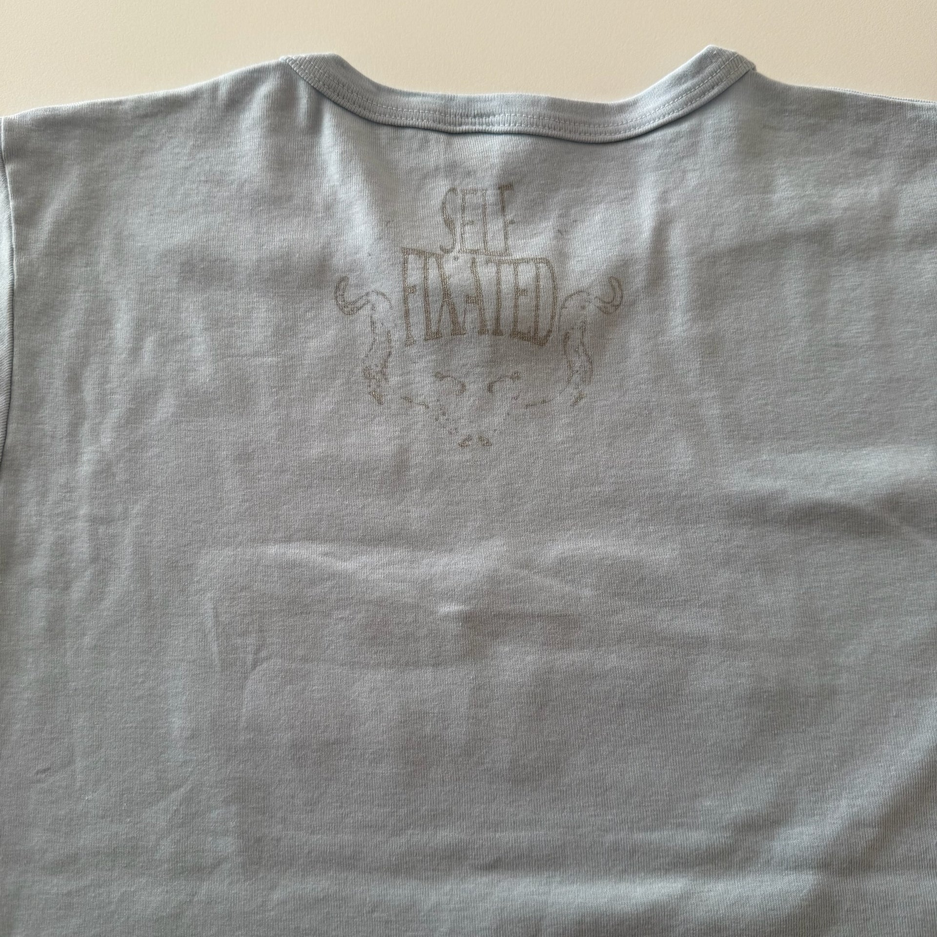 Hopelessly devoted to you baby tee - XL