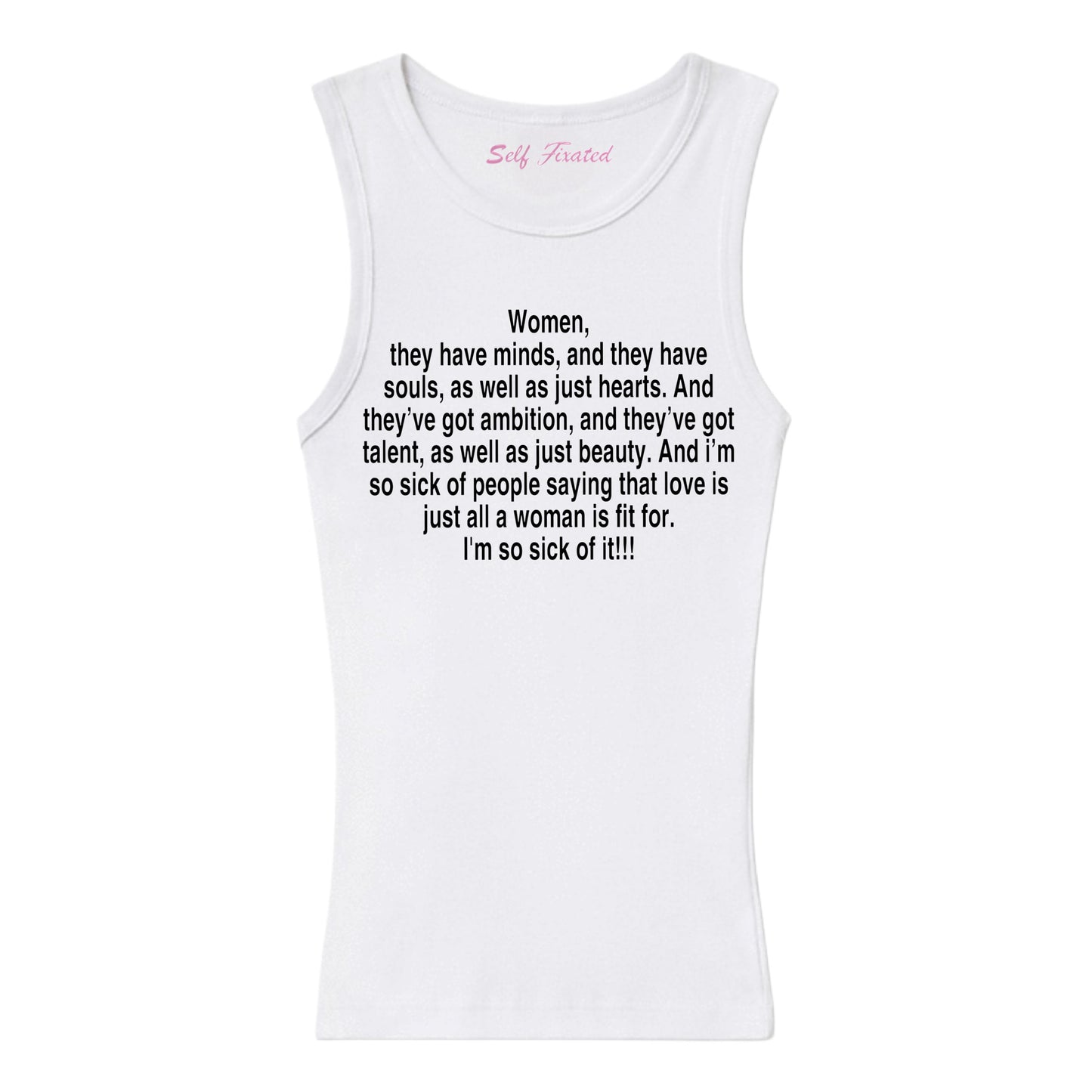 Little women Jo monologue tank top