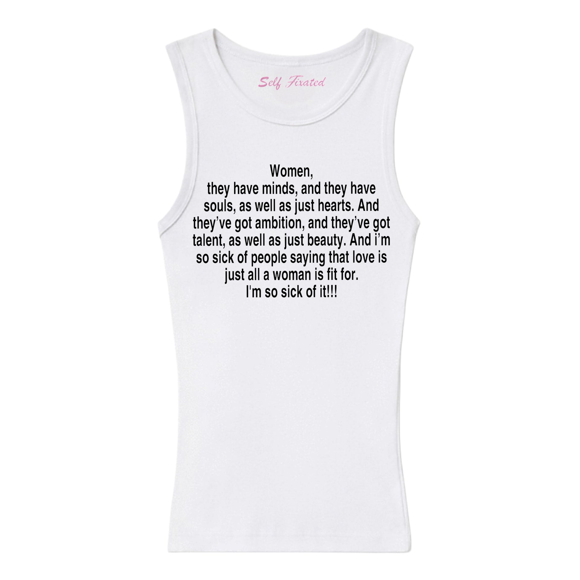 Little women Jo monologue tank top