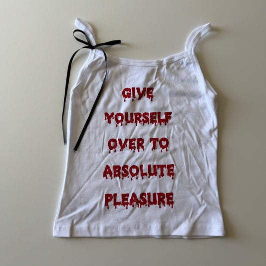 Give yourself over tank - M