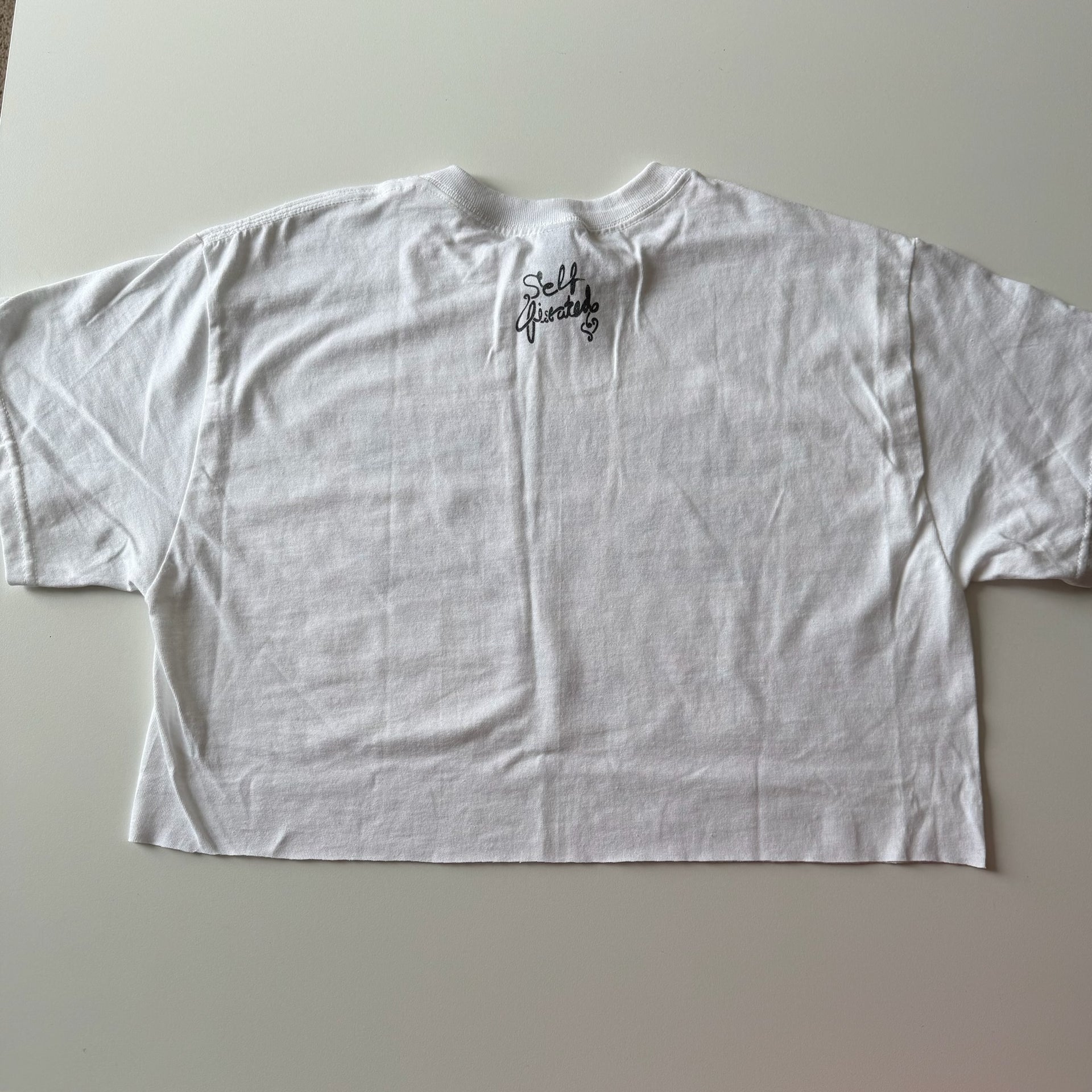 I don't want anyone... cropped tee - M