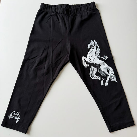 The music Horse capri leggings - S