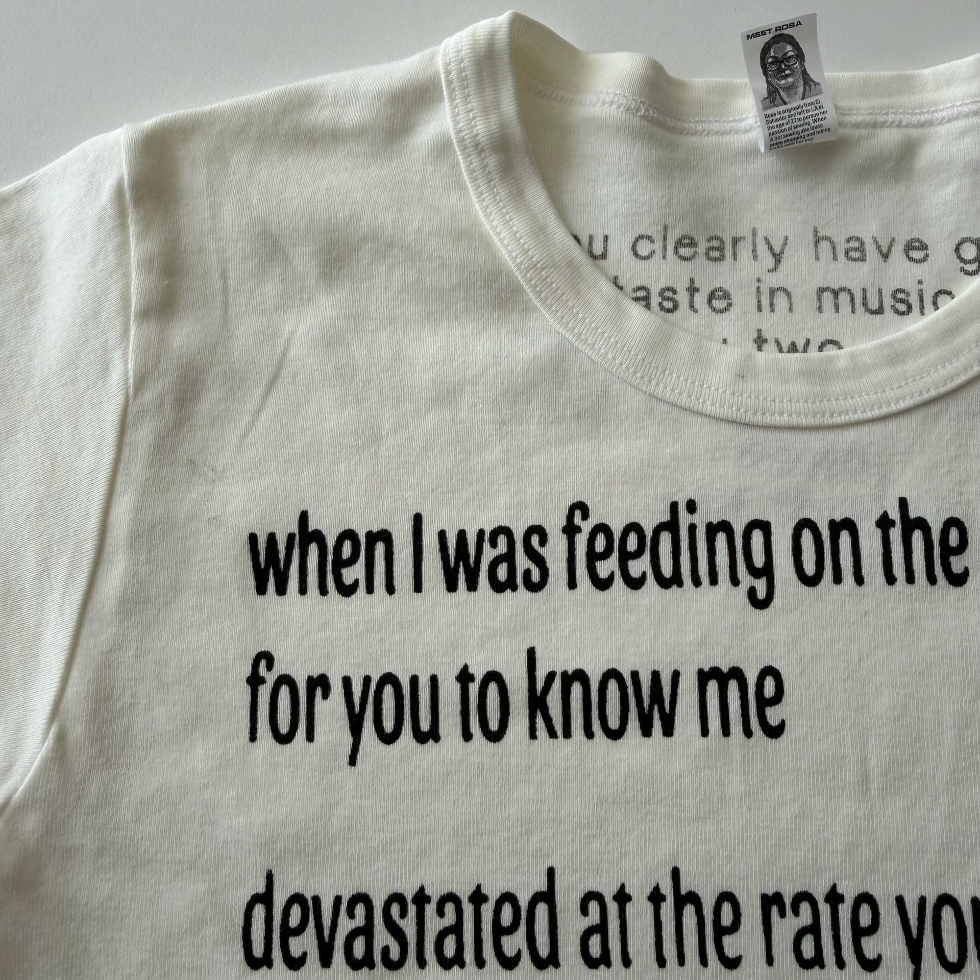 Oh well baby tee - S