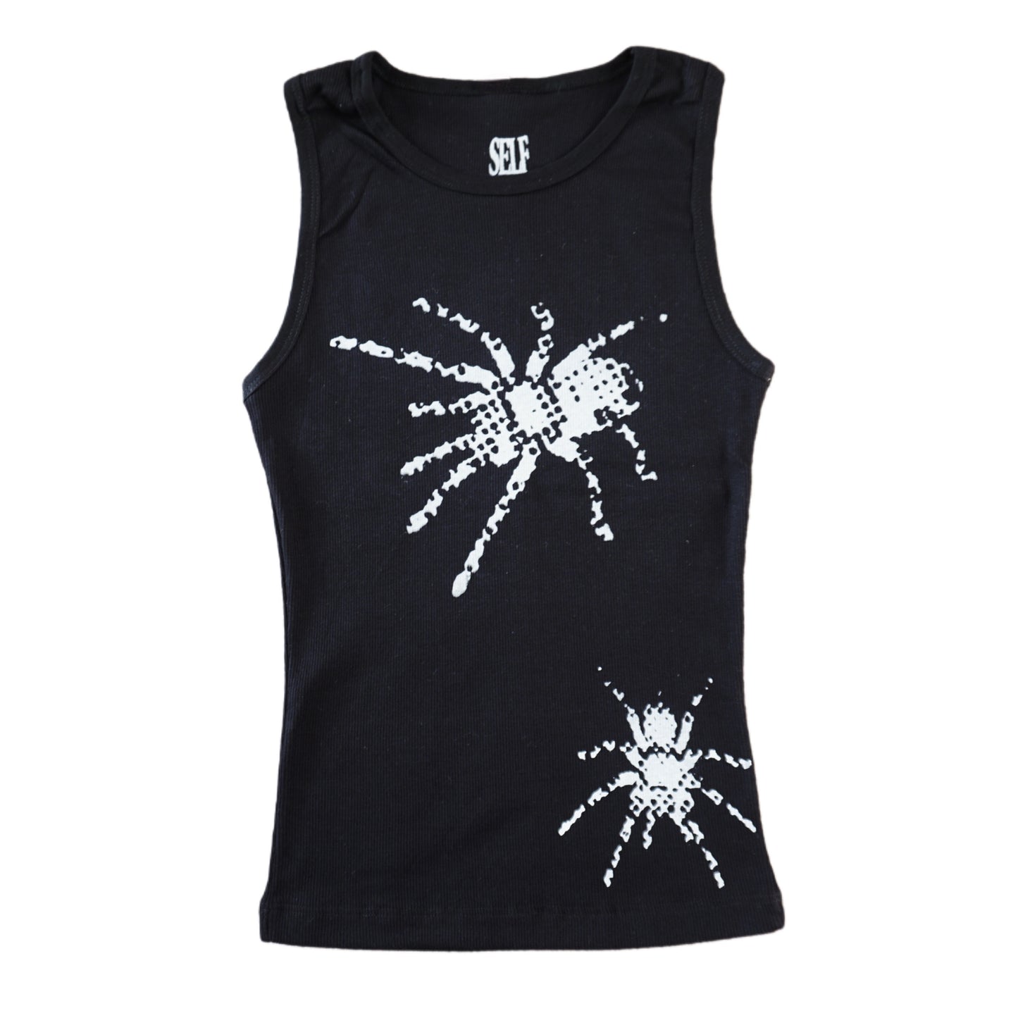 Spider print tank top