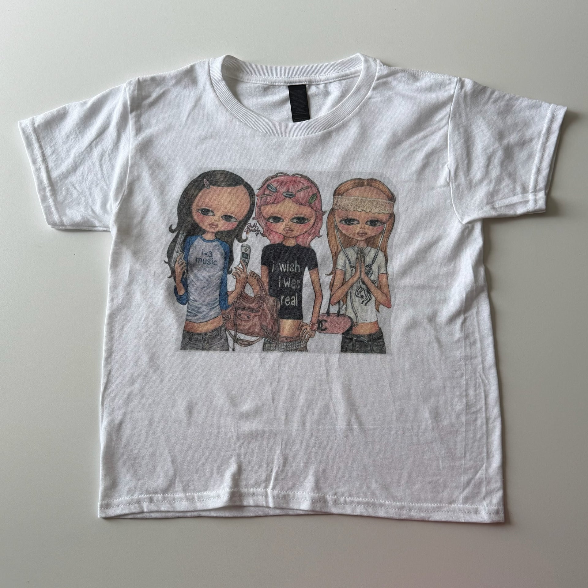 Self Fixated Girls baby tee - S