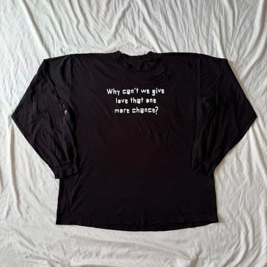 Why can't we? long sleeve tee - XL