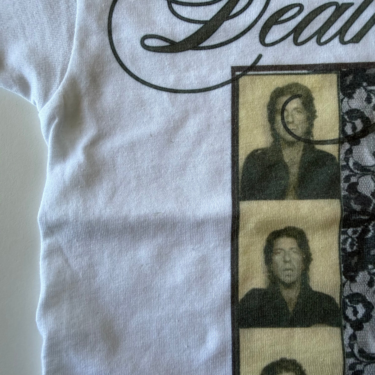 Death of a ladies man baby tee - S