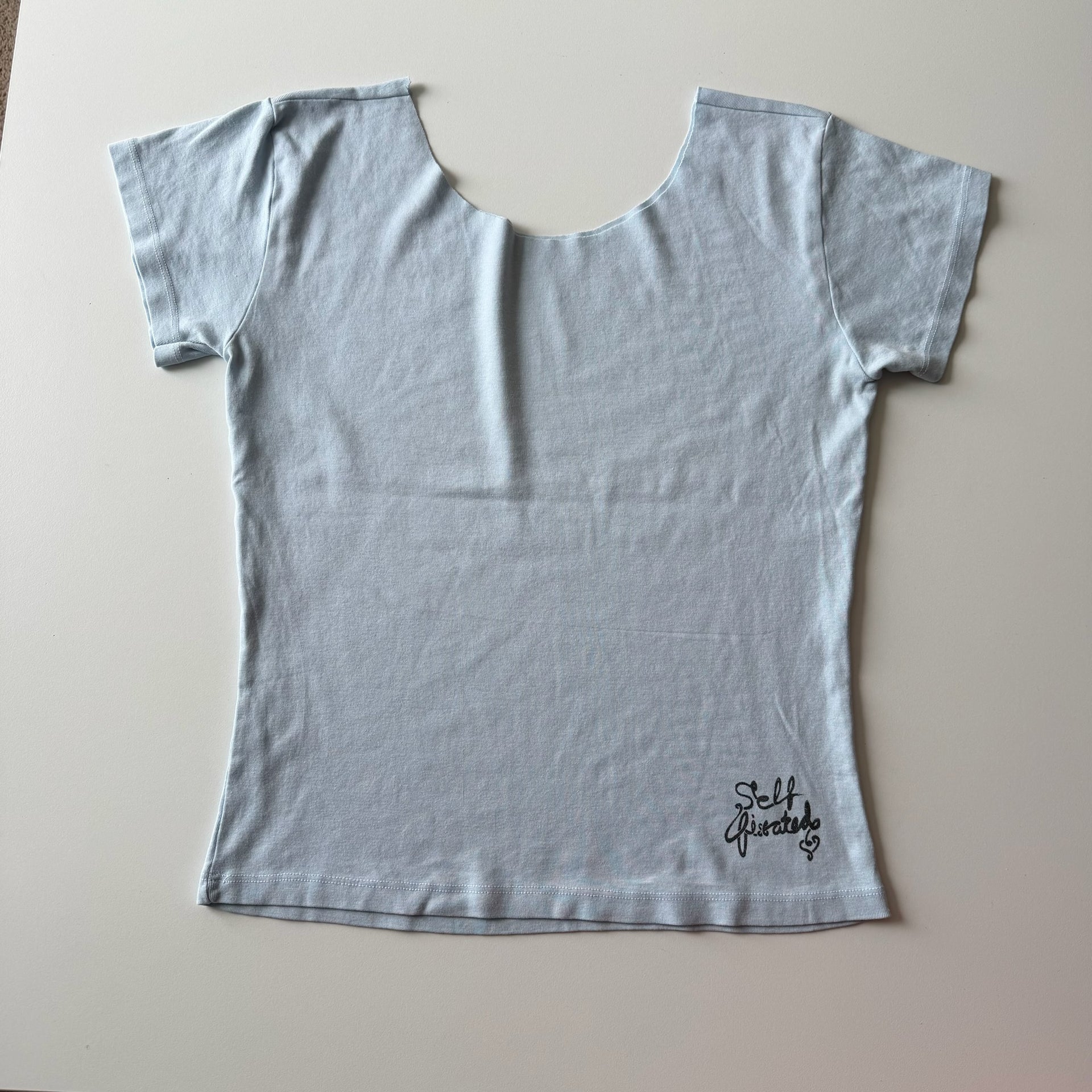 Have faith in your own bad taste off the shoulder tee - XL