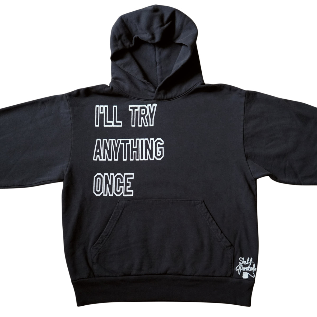 I'll try anything once hoodie