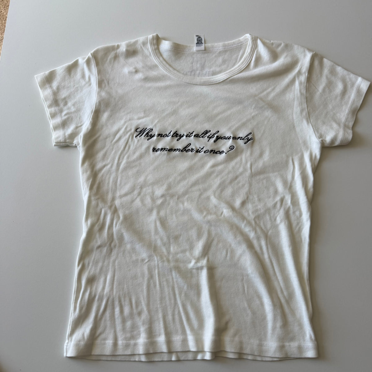 Why not try it all baby tee - XL