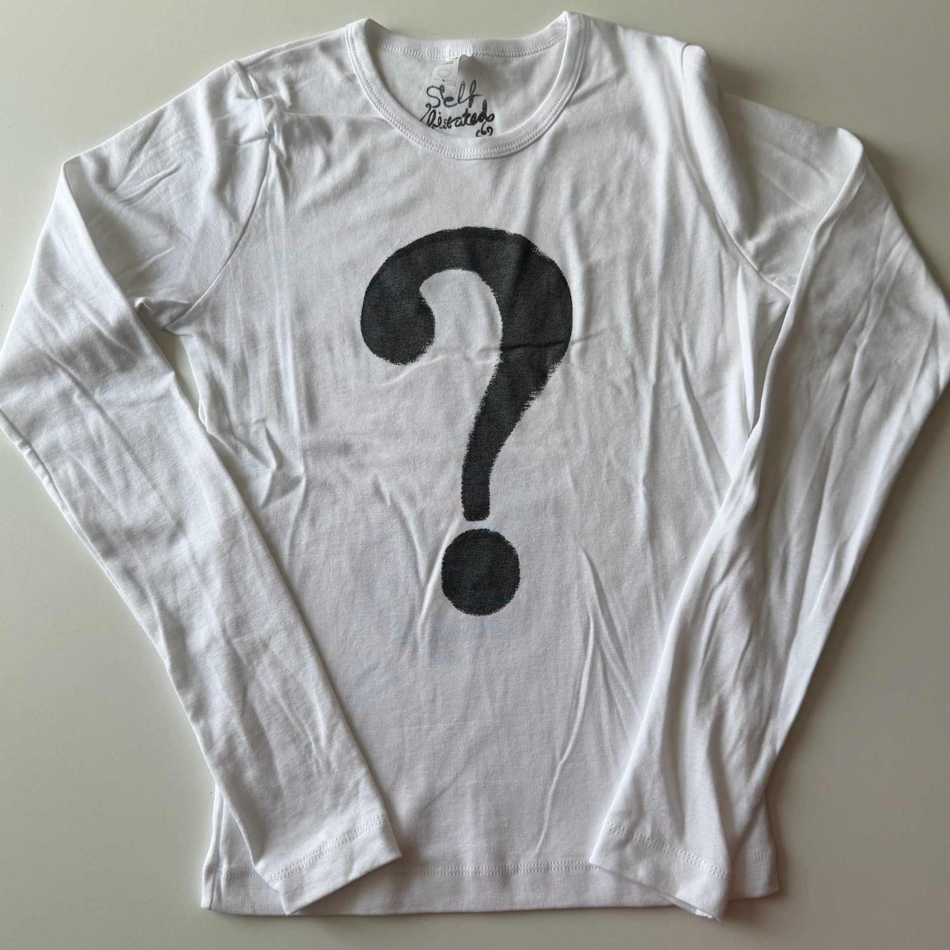 Question mark long sleeve - L