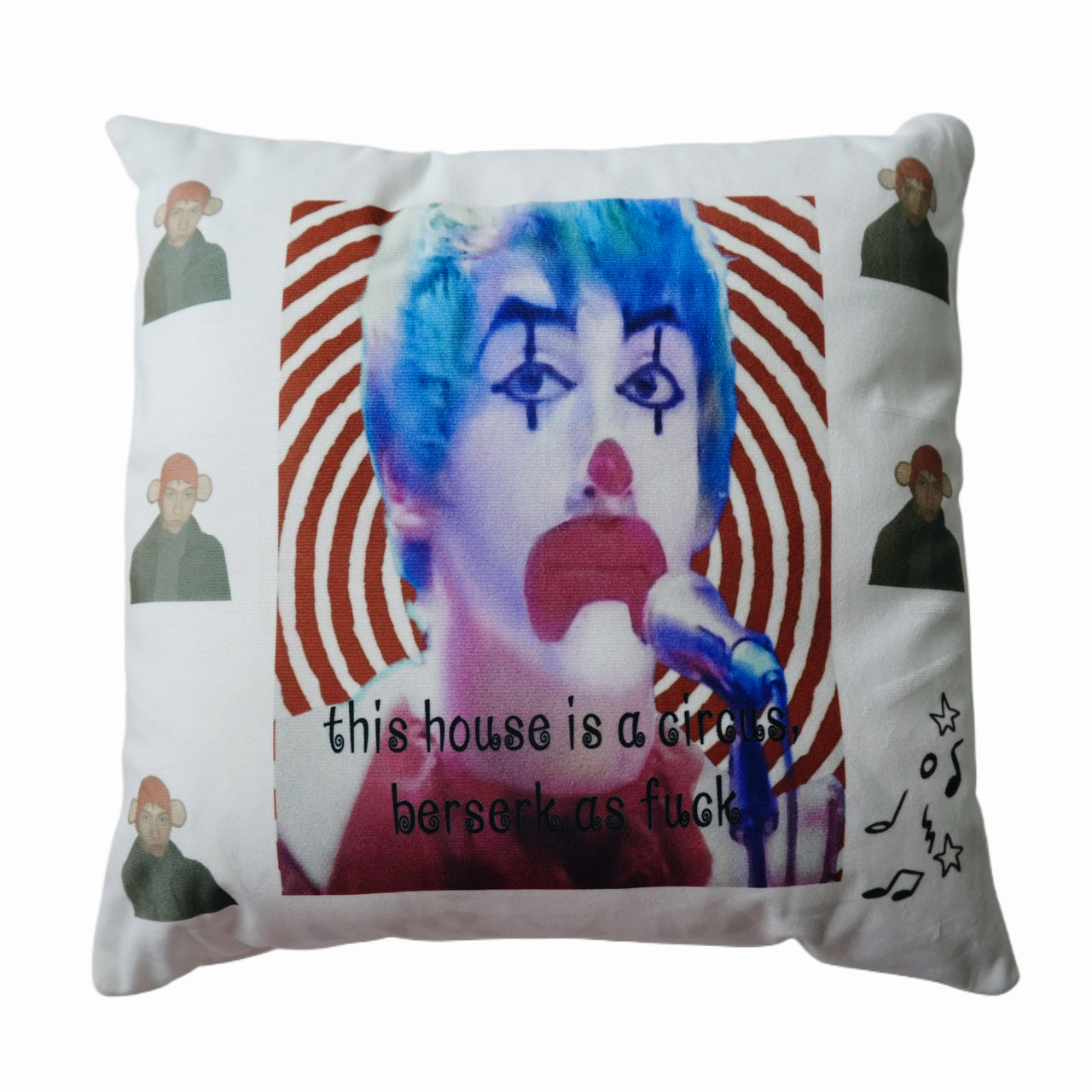 This house is a circus pillow