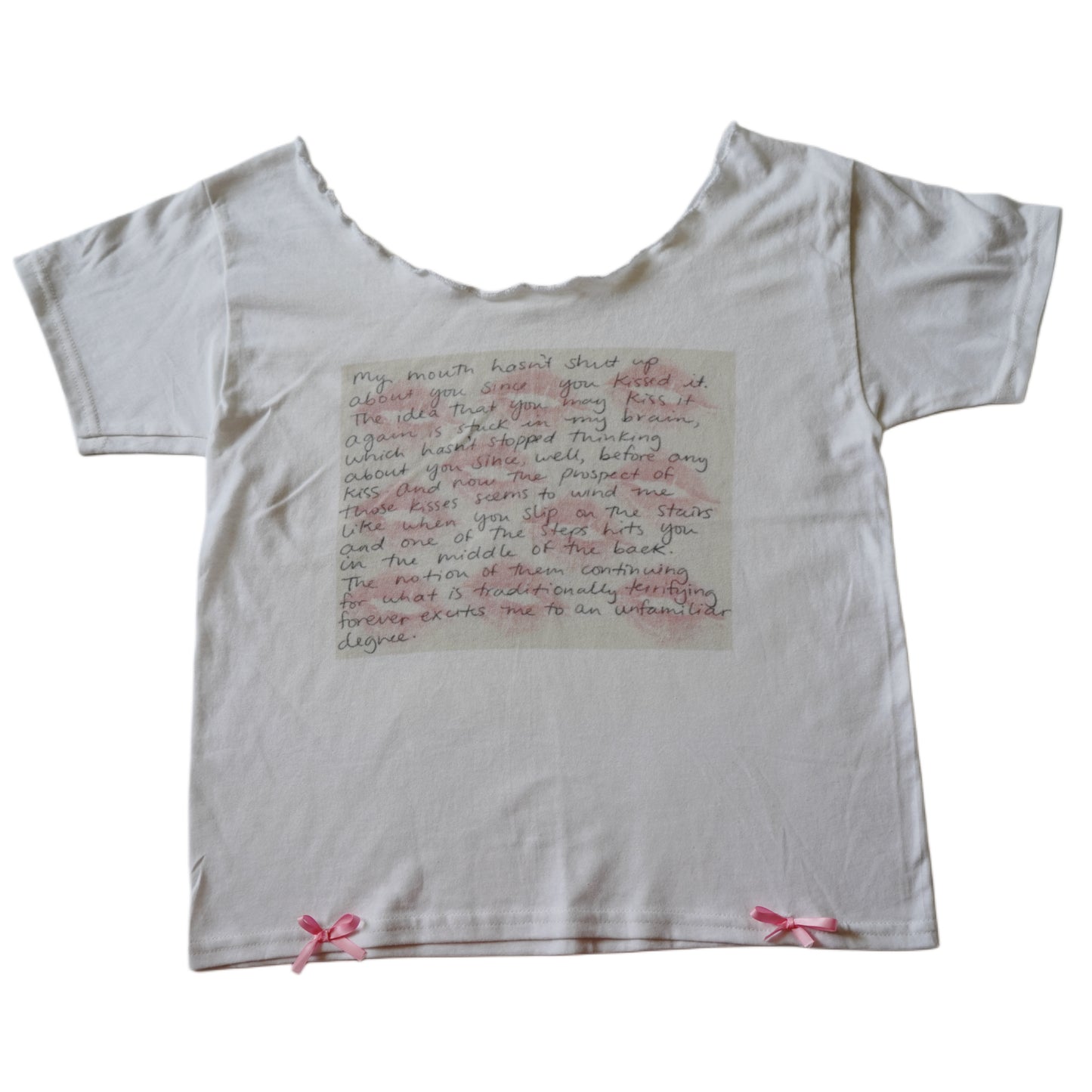Love Letter off the shoulder tee