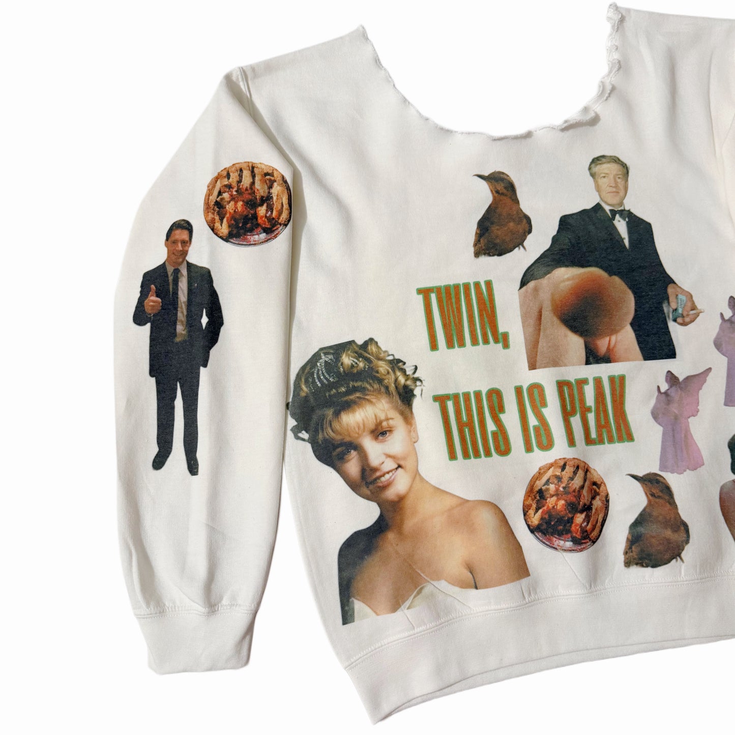 This is peak off the shoulder sweater