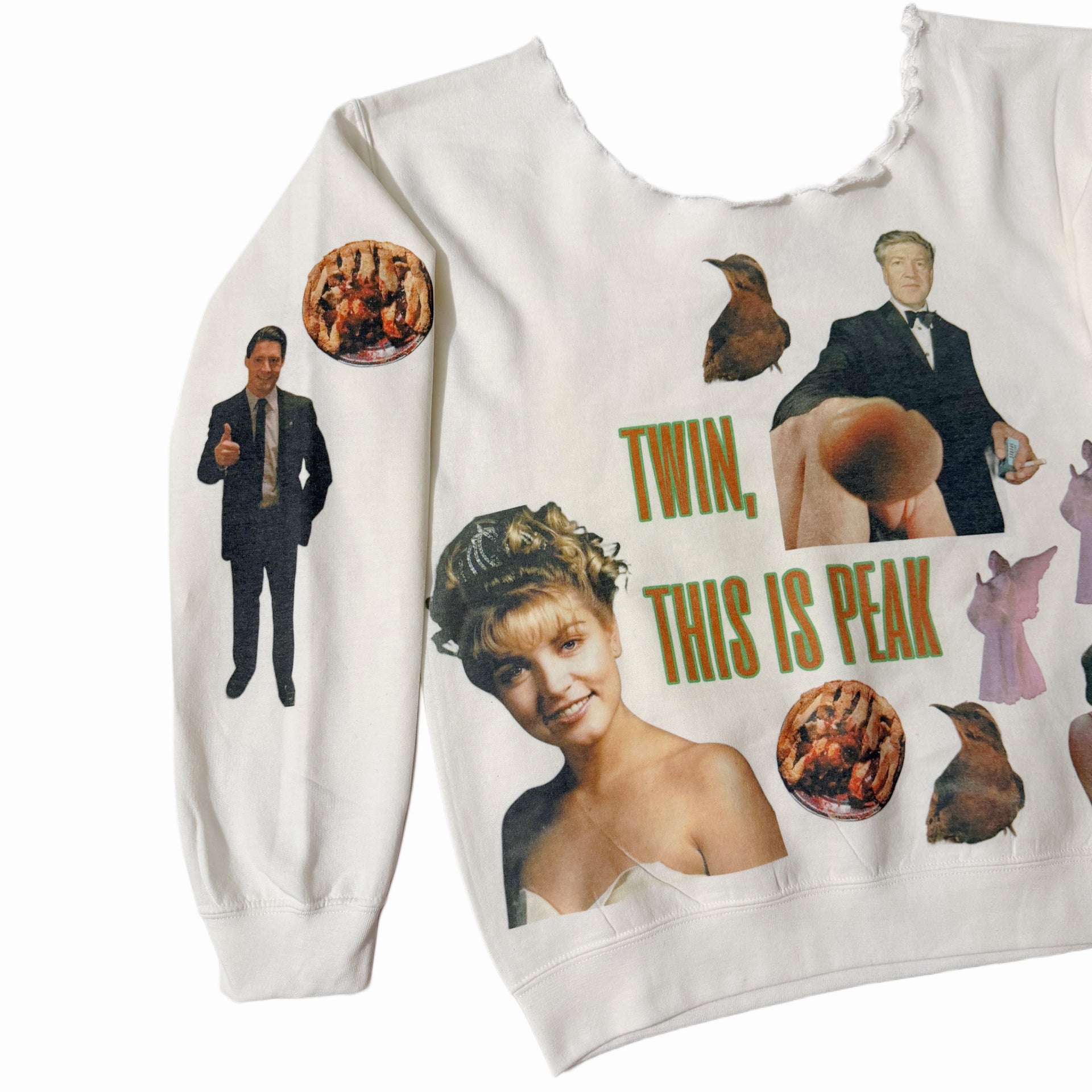 This is peak off the shoulder sweater