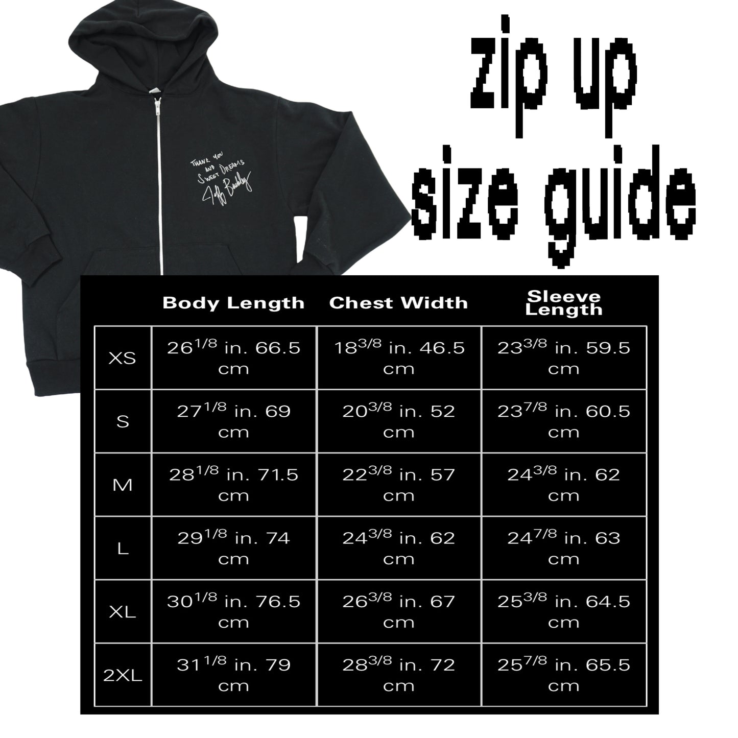Jeff zip up hoodie