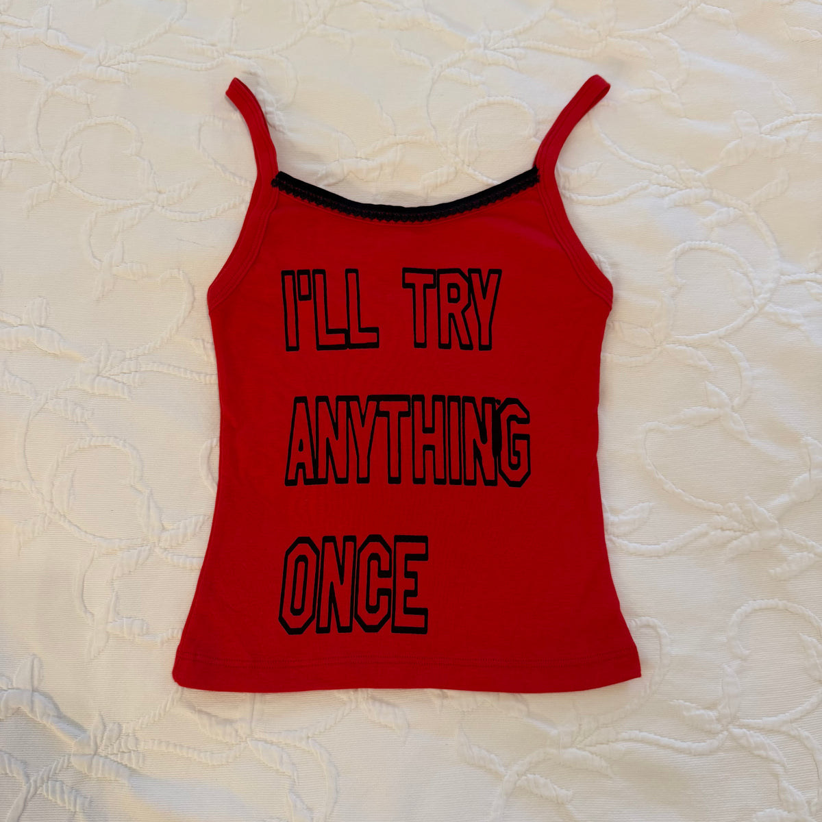 I’ll try anything once tank - XS