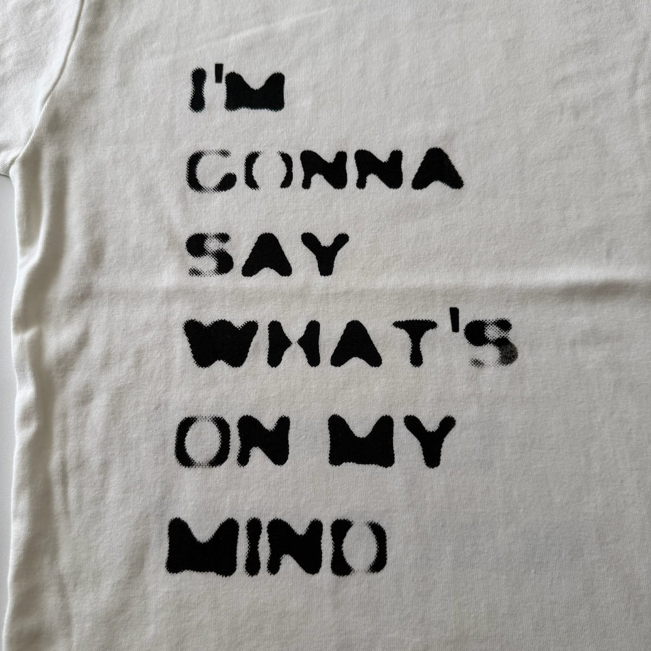 I'm gonna say what's on my mind baby tee - 2XL