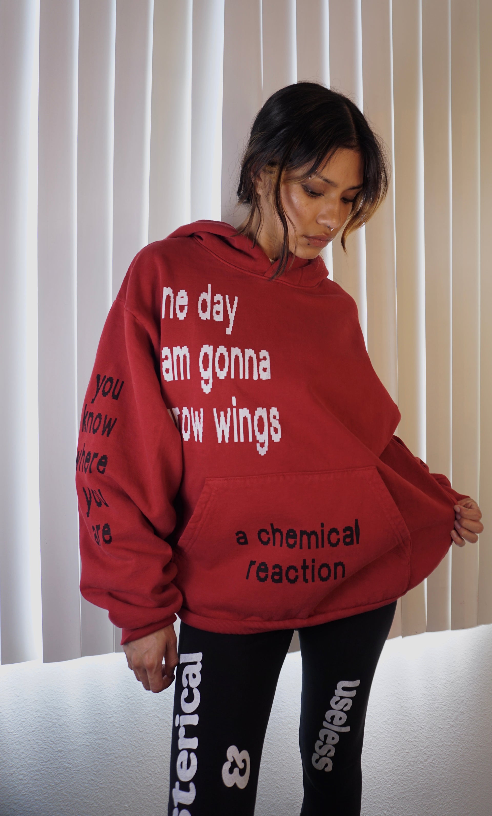 Let down hoodie