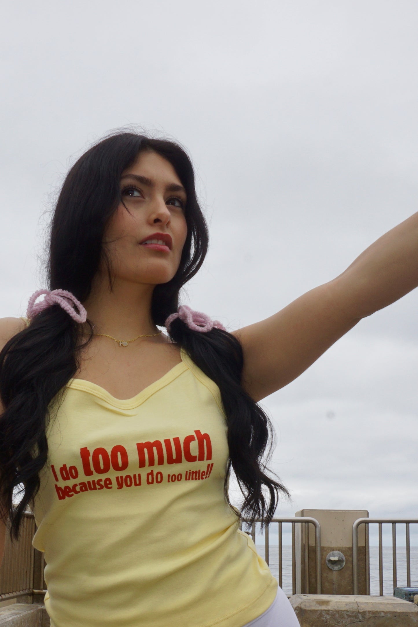 I do too much because you do too little tank top