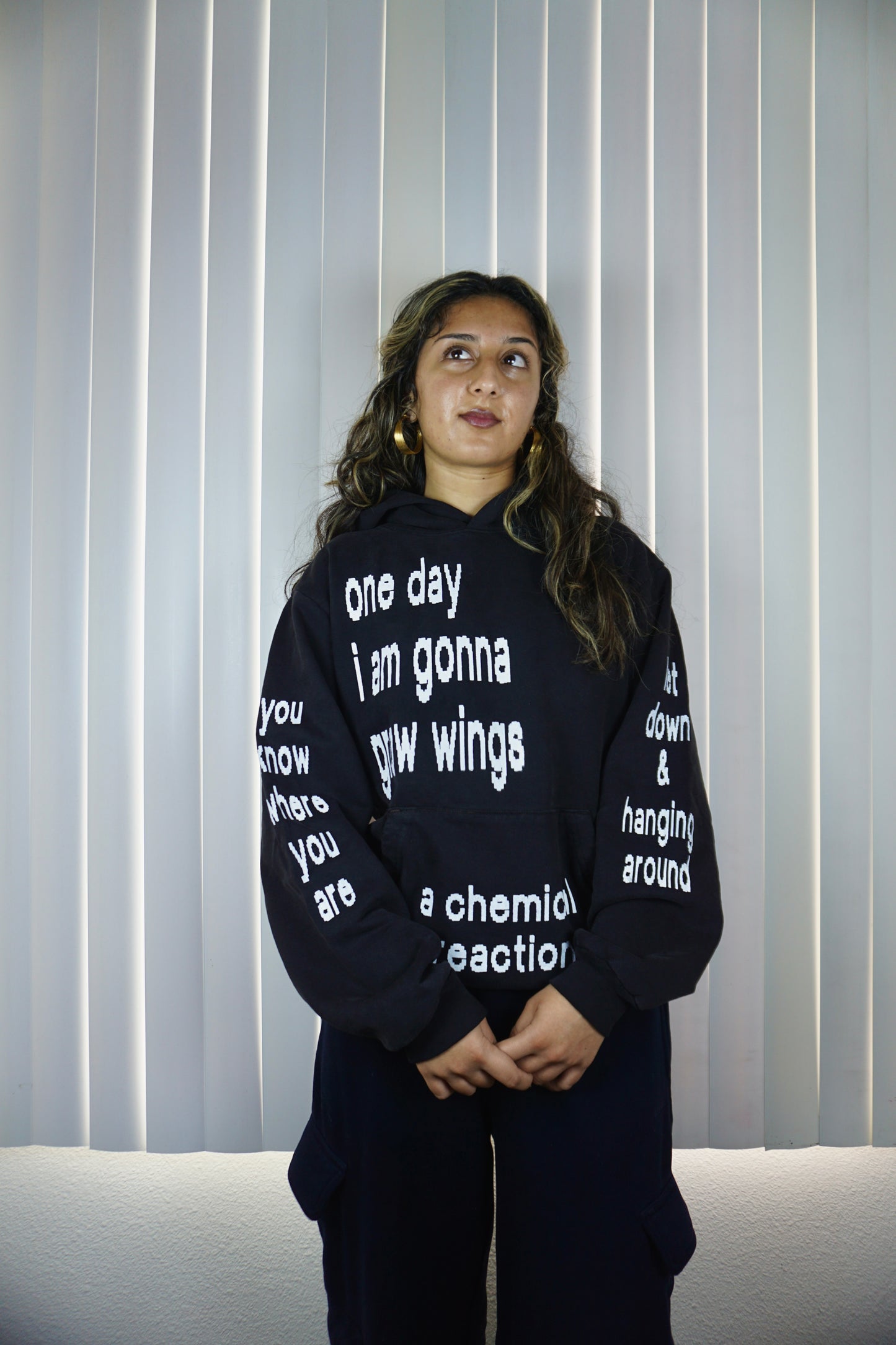 let down hoodie black version