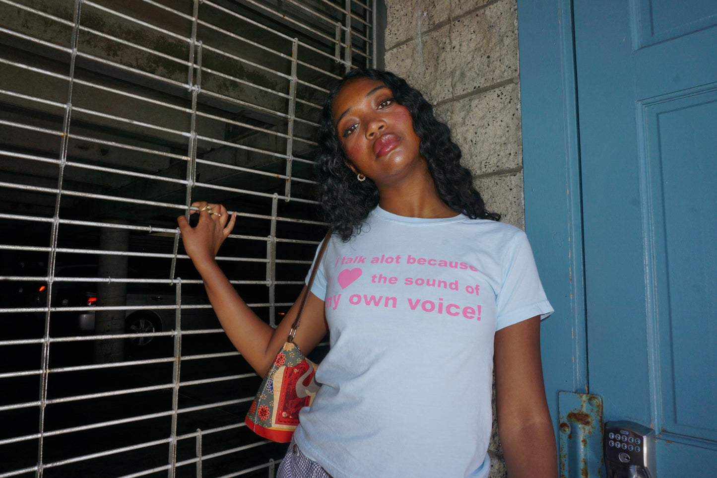I talk a lot because I love the sound of my own voice tee