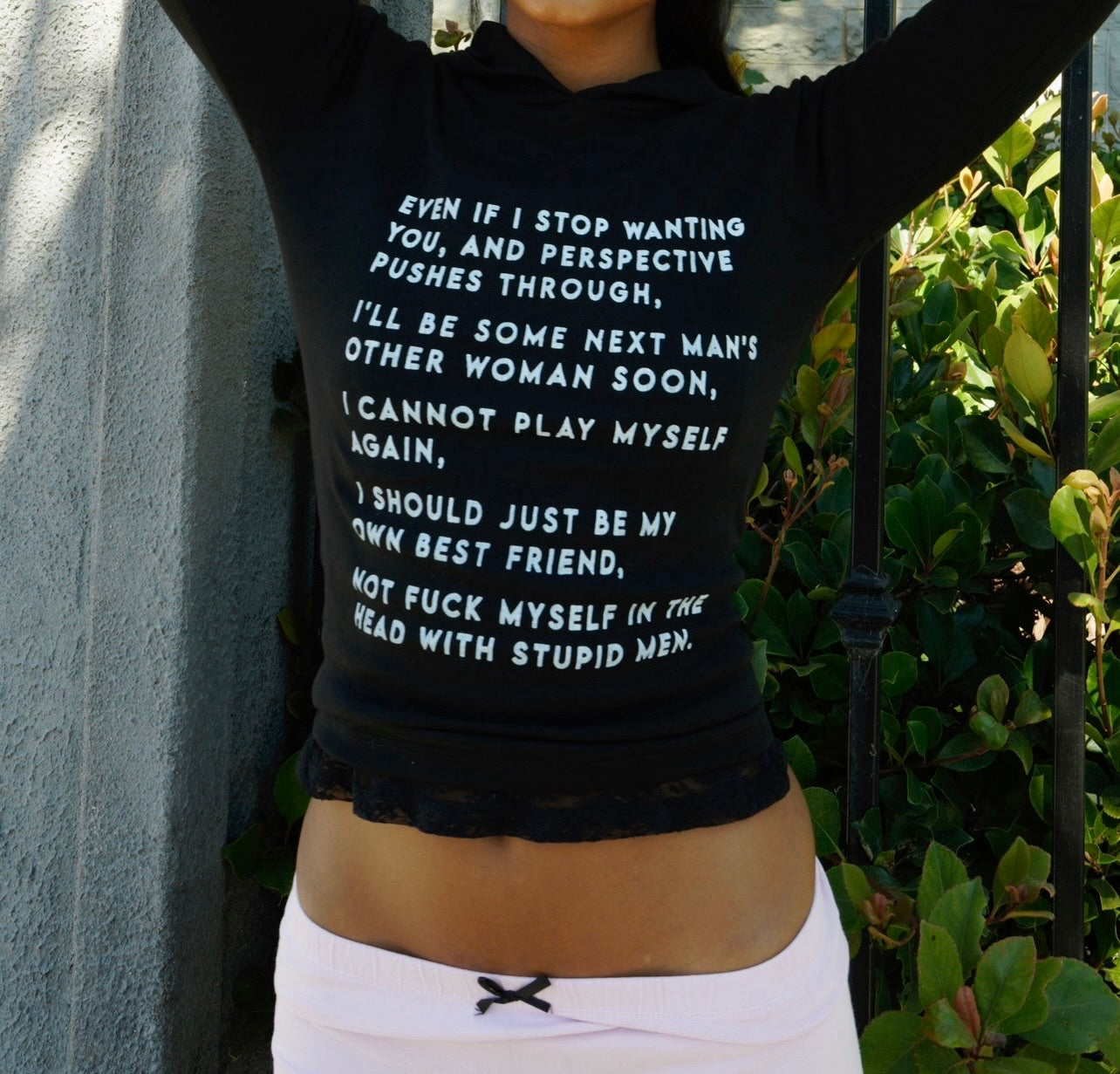 Tears dry on their own long sleeve hoodie