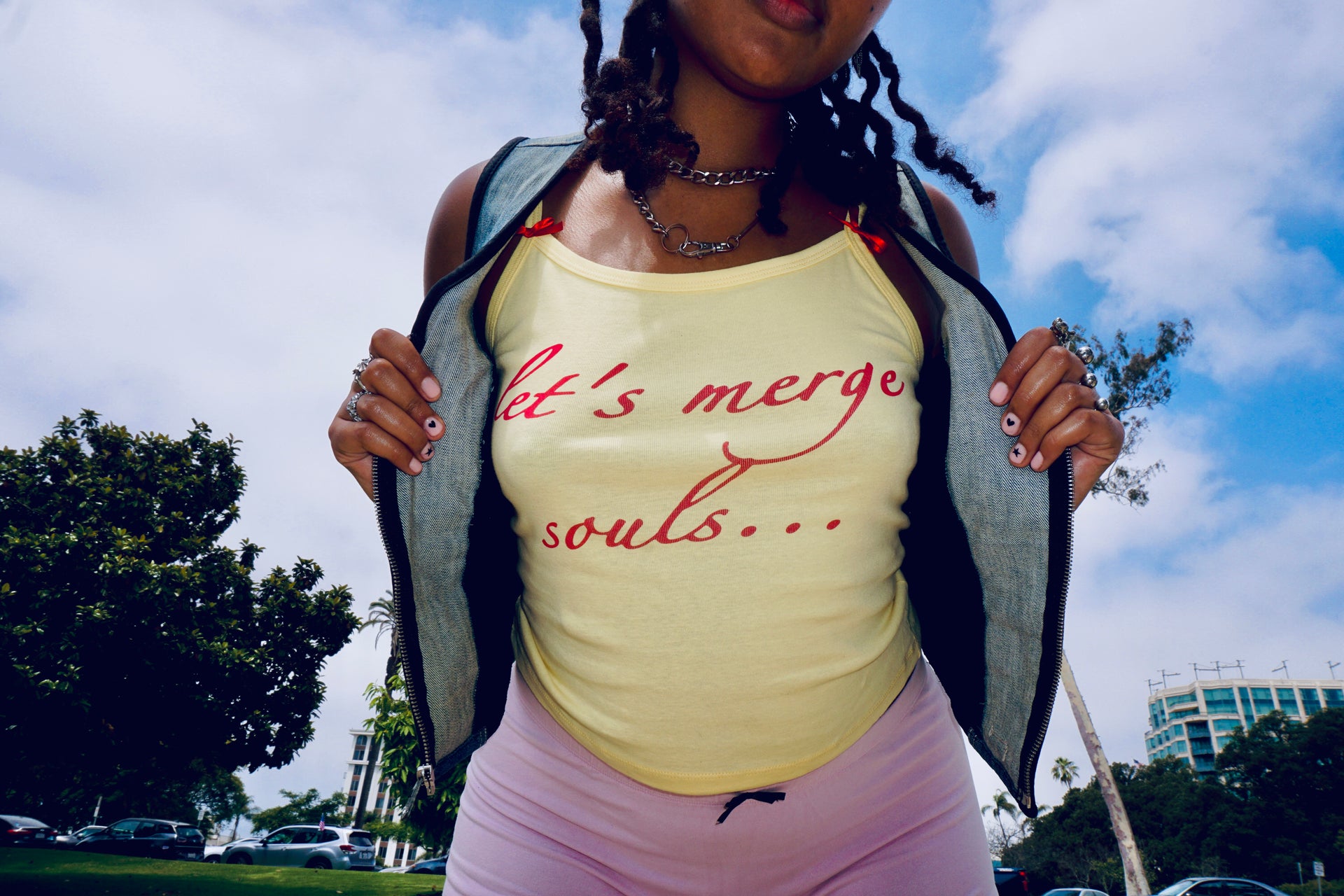 Let's merge souls tank top
