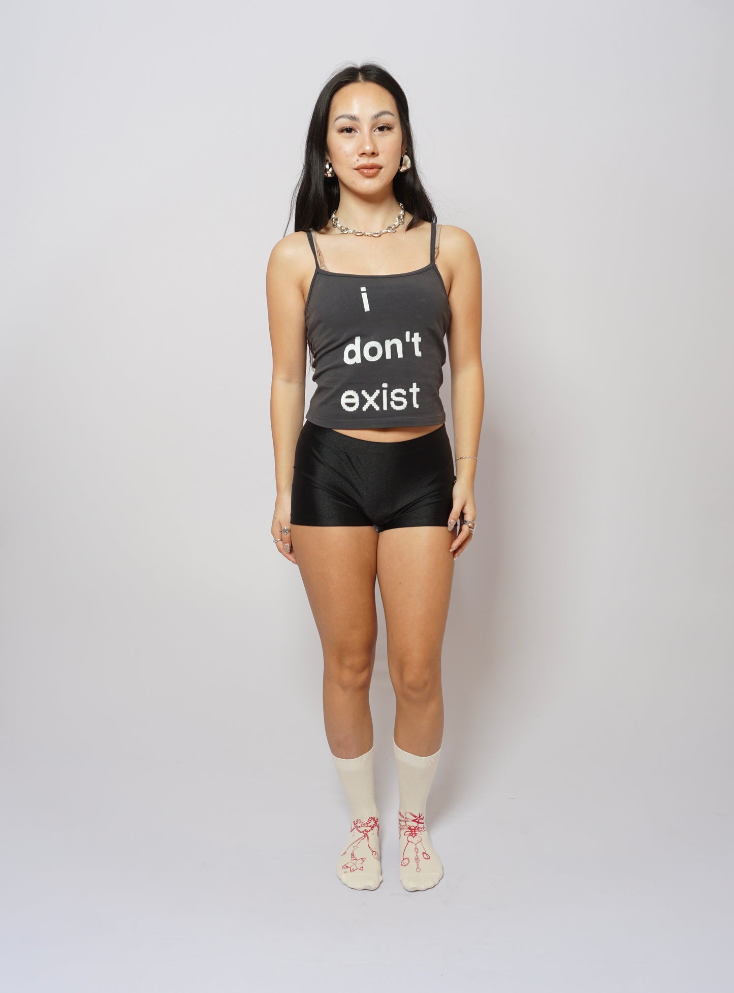 I don't exist spaghetti camisole