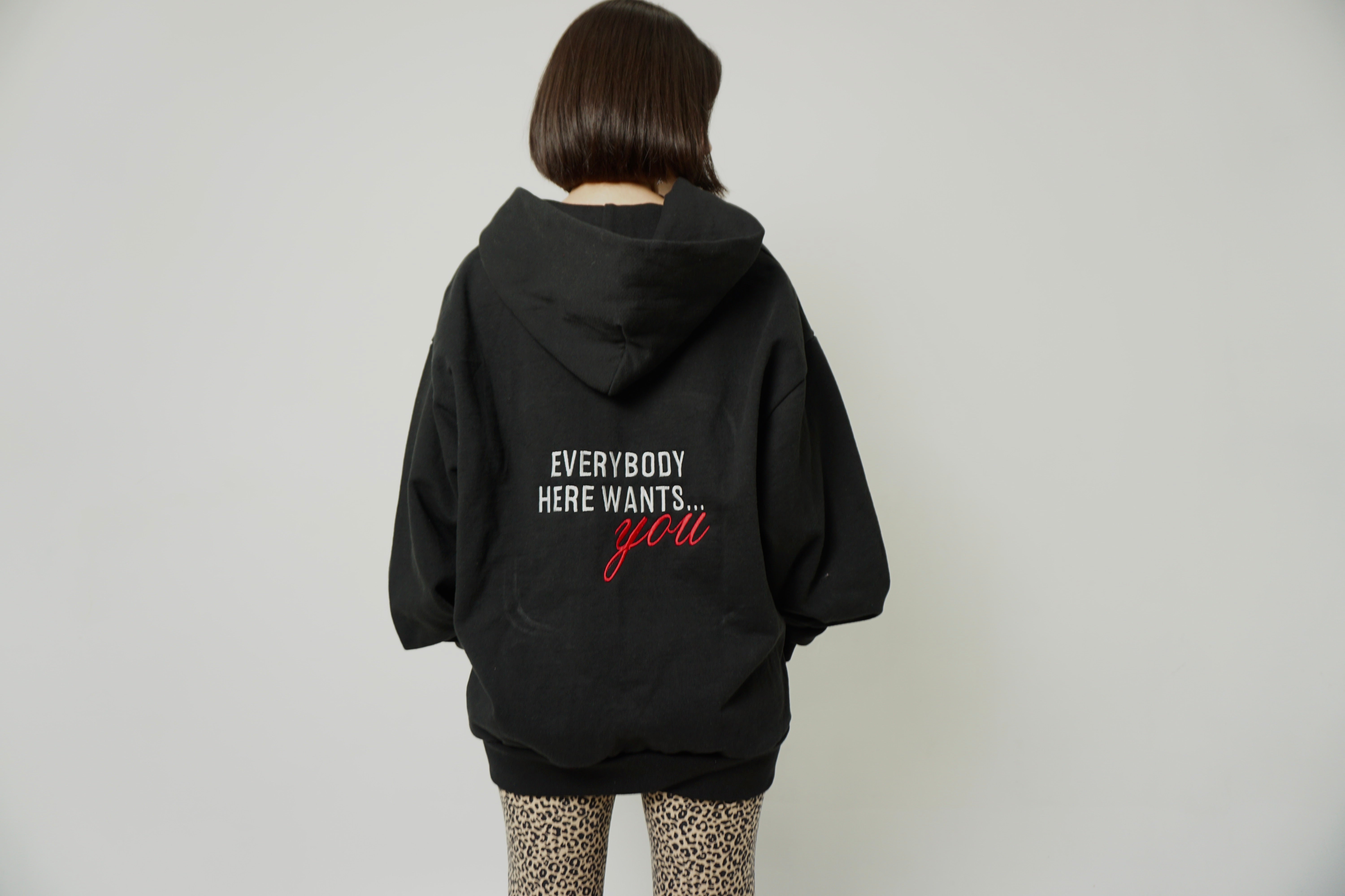 Super Beauty ブラックフーディーベスト✨ 50％OFF ✨ beauty:beast - No Sleeve Zip Hoodie