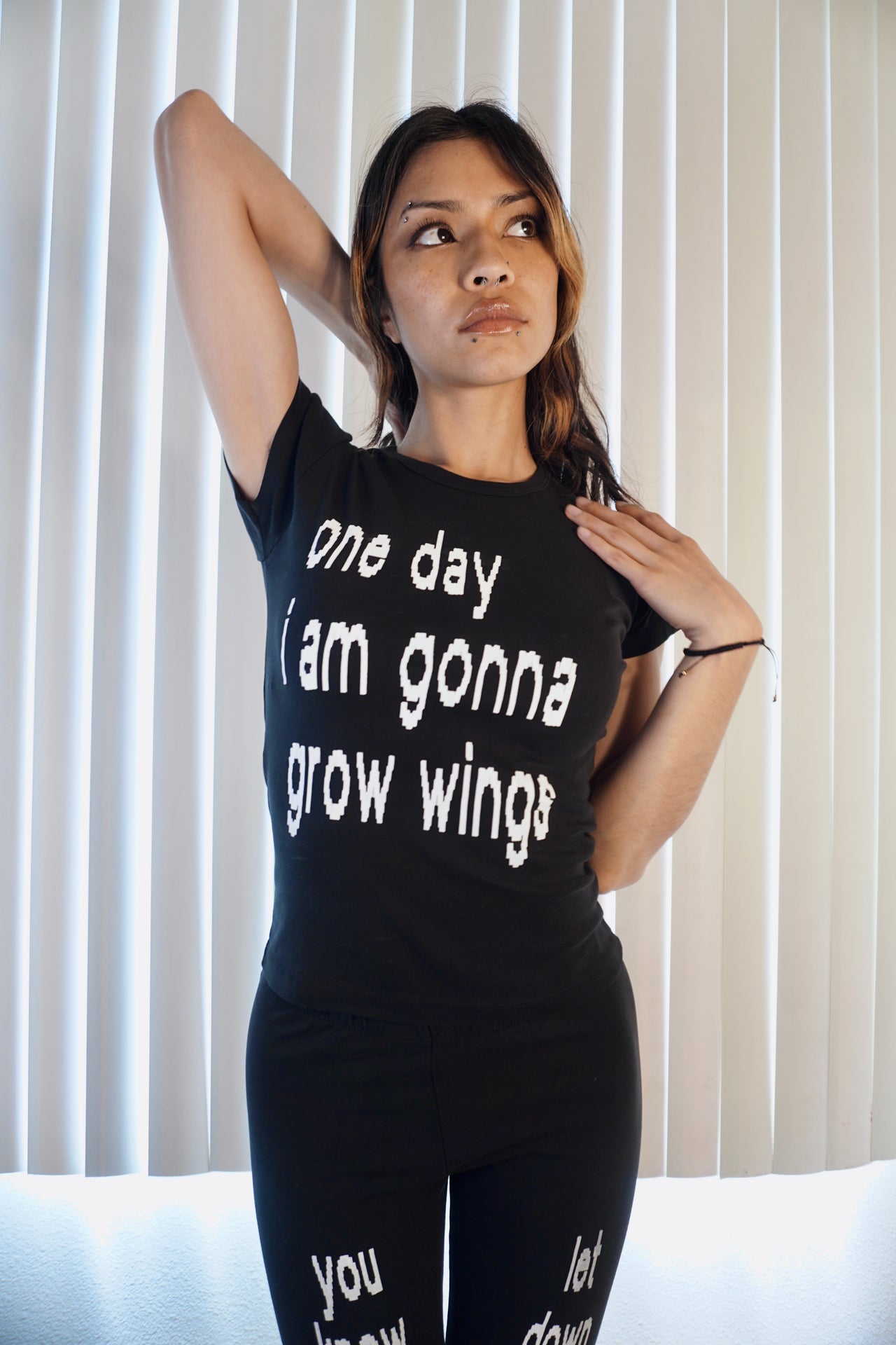 One day I am gonna grow wings baby tee