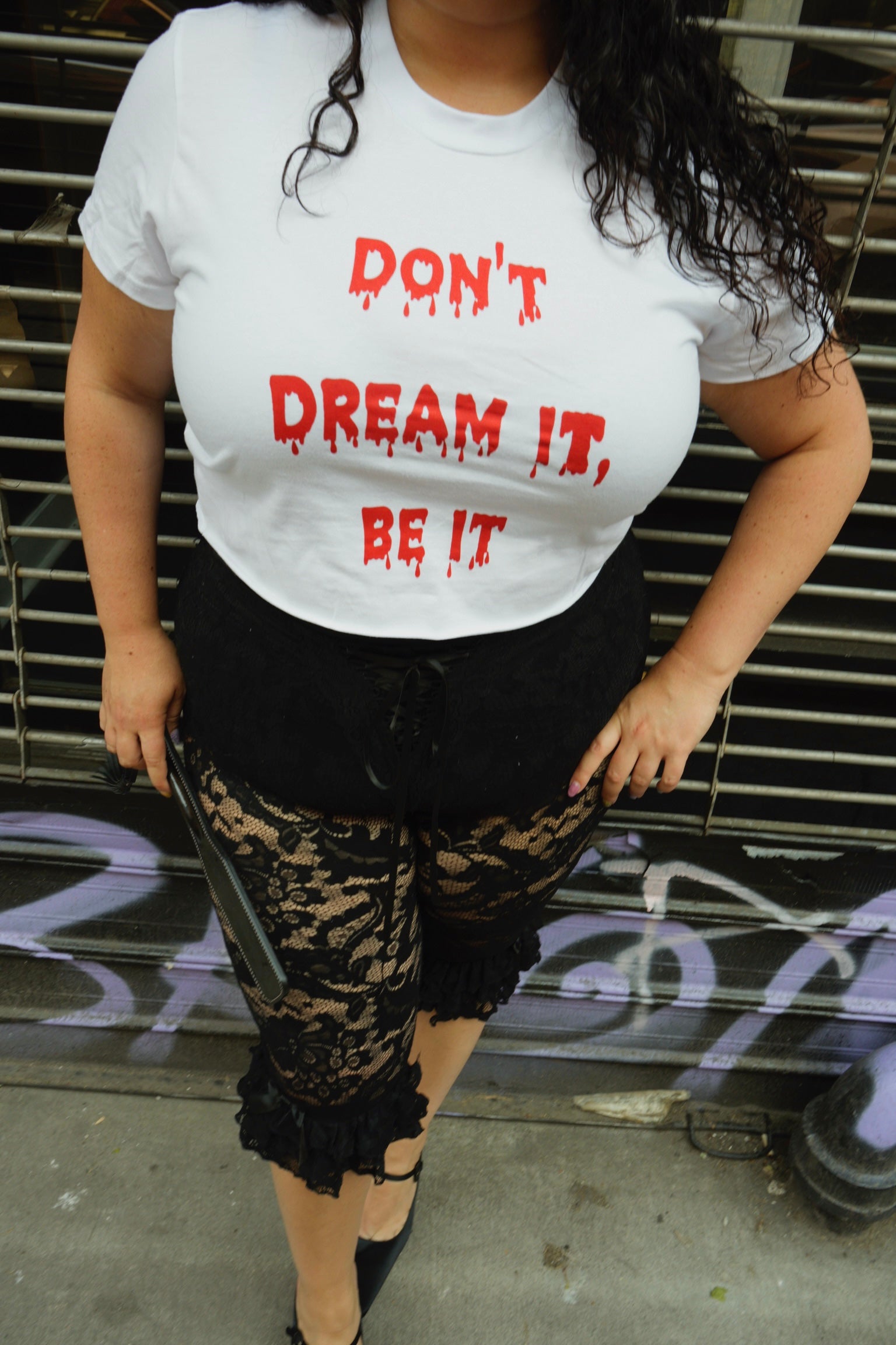 don't dream it, be it crop top
