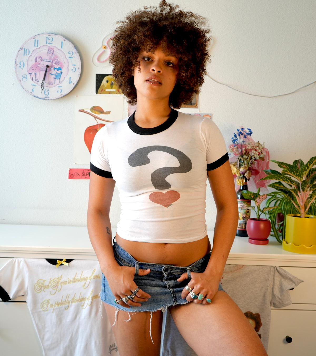 The Confused ringer tee