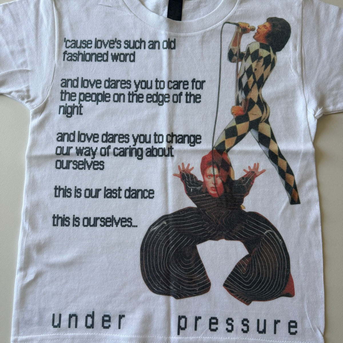 Under pressure baby tee - S