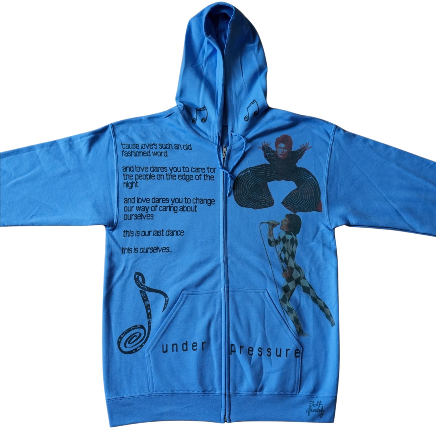 Under Pressure zip up hoodie