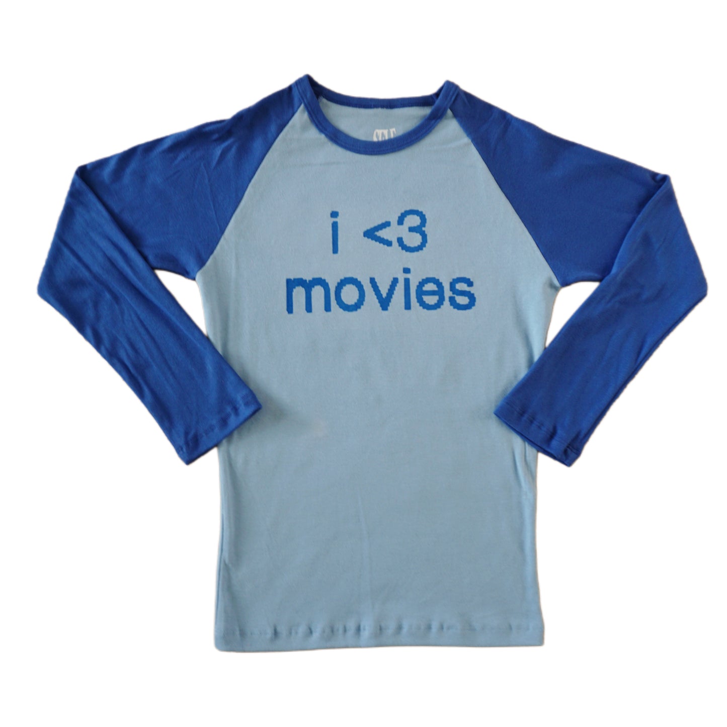 I love movies raglan long sleeve top