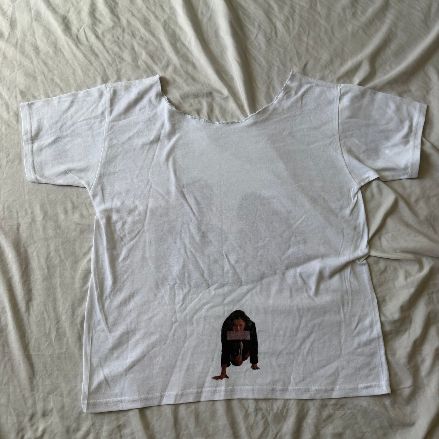 Secretary off the shoulder baby tee - XL