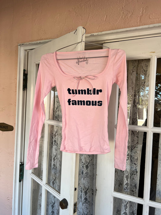 Tumblr Famous Long Sleeve tee - XS