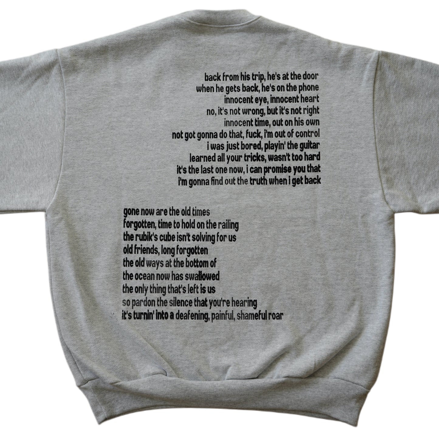Ode to the mets crewneck
