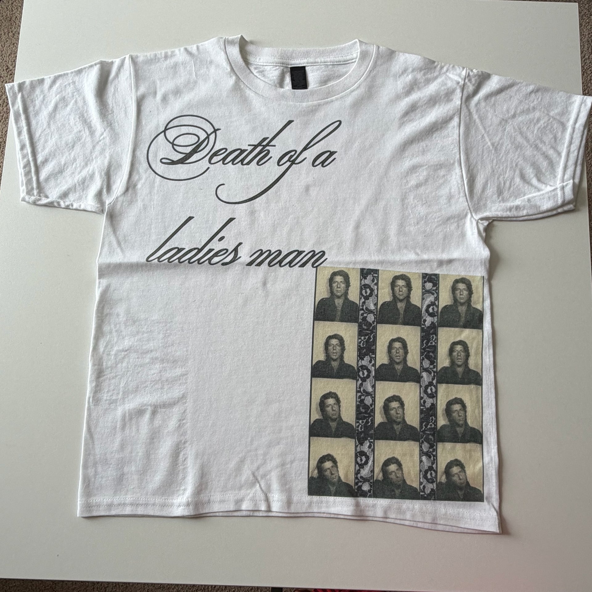 Death of a ladies man baby tee - XL