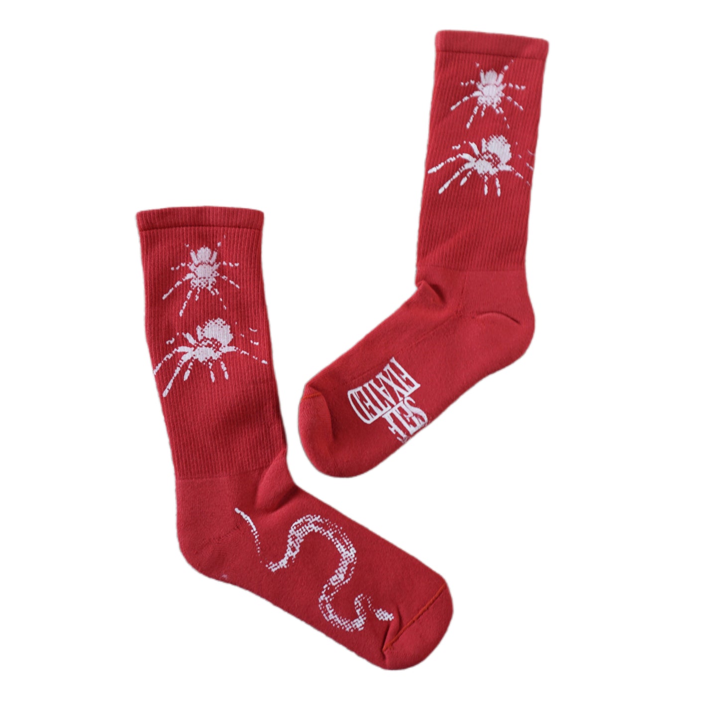 Spider/Snake print socks